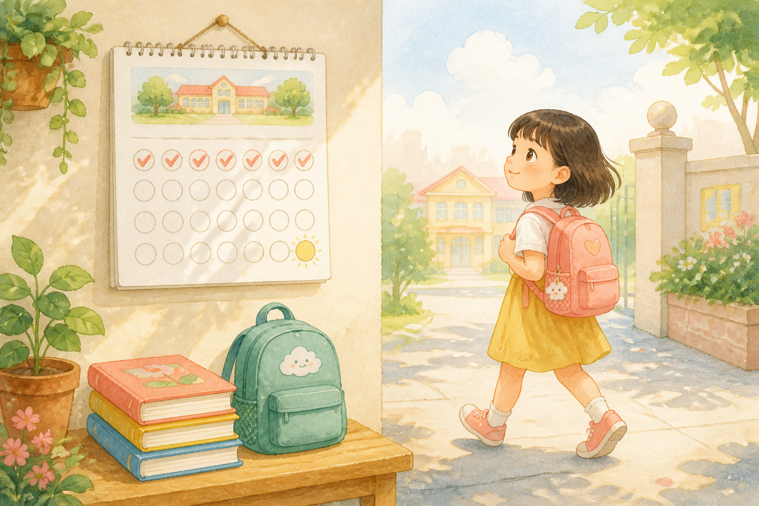 Minh họa bài viết Bé nhút nhát, không dám giơ tay phát biểu: 7 cách chuẩn bị trước khi vào lớp 1 — kỹ năng chuẩn bị vào lớp